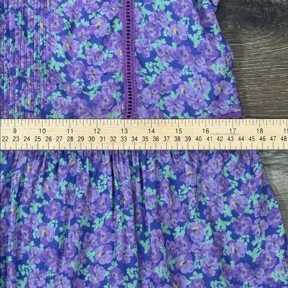 Vintage Spell Wildflower Mini Dress Size Medium - Picture 15 of 15